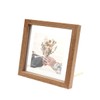 Fuji Color 408519 Flowy Frame, SQ BR Square, Brown x
