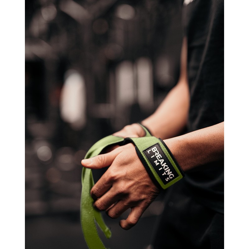 Breaking Limits Lifting Straps & Wrist Wraps for Strength Training,