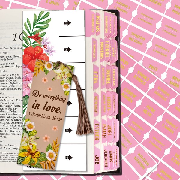 Bible Index Tabs New & Old Testament Tabs Matte Laminated