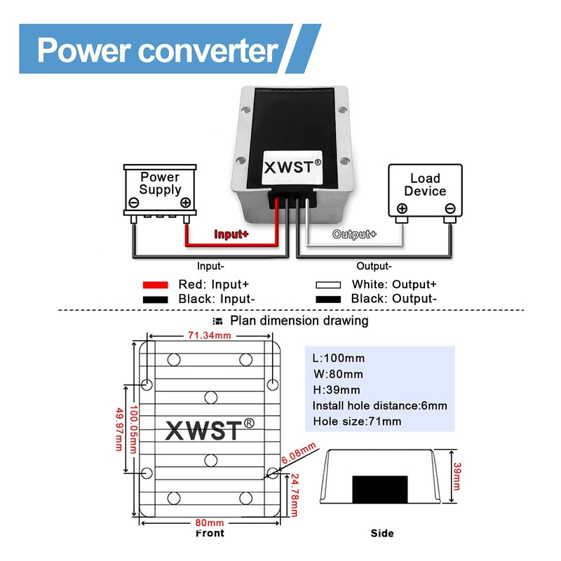 DC DC 12V to 19V 28A Step-up Module,Boost Converter 9V-13V