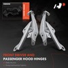 A-Premium Front Driver and Passenger Hood Hinges Compatible with Ford