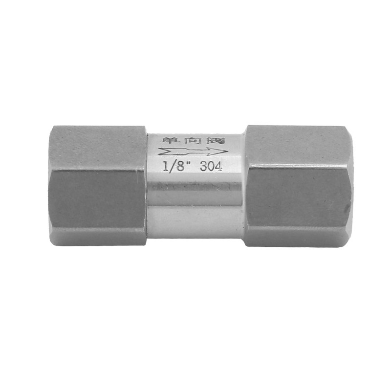 304 Stainless Steel Hex Split Check Valve High Temperature&Pressure Endurance(1/8in