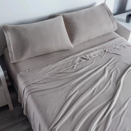 Vianney Sabana Camiseta Gris Glaciar King Size Vianney