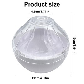 PUXING Onion Keeper Onion Saver Reusable Onion Storage Container Onion Holder Organizer Garlic Shaped Food Saver Storage Fruit and Vegetable Storage Holder Sealing Box for Refrigerators(COLOR:white)