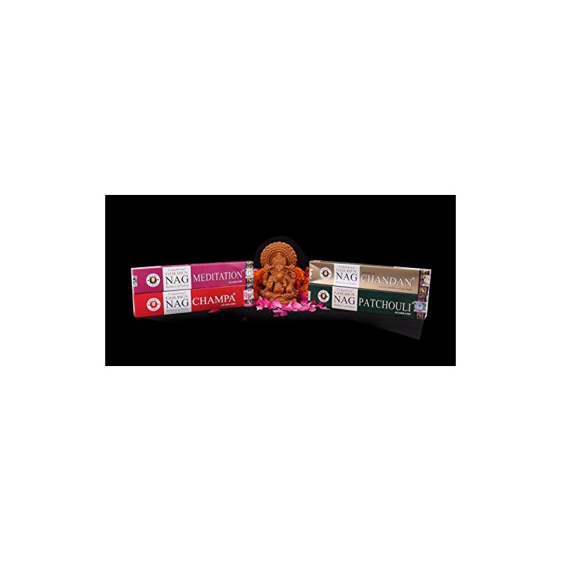Golden Nag Flavors : Chandan, Champa, Patchouli, Meditation Sticks