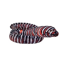 Wild Republic Living Ocean Zebra Moray EEL, Stuffed Animal, 54 Inches, Plush Toy, Fill is Spun Recycled Water Bottles