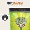 Dank Part 2-100 x Resealable Foil-Lined Mylar Bags (9.8cm x