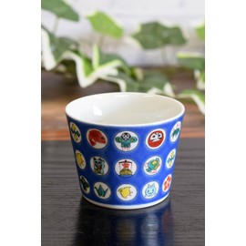 Sobachoko Stylish Tableware, Kutani Ware, Soba Bookuchi, Round Crest, Ceramic, Japanese Tableware, Made in Japan