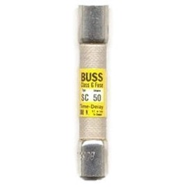 COOPER BUSSMANN SC-50 FUSE, 50A, 480V, TIME DELAY