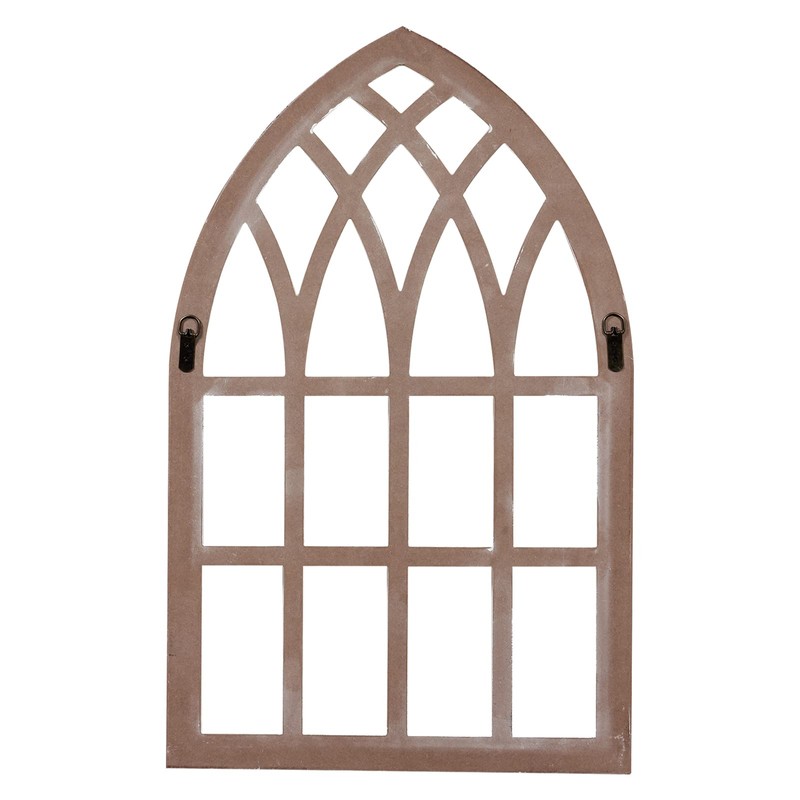 Sintosin Rustic Arched Window Frame 20 x 32 Inch, Hanging