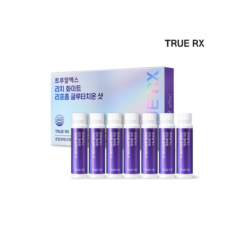 TrueRX (현대홈쇼핑)트루알엑스 리치화이트 리포좀 글루타치온샷(액상) 2박스 2주분 (Hyundai Home Shopping)