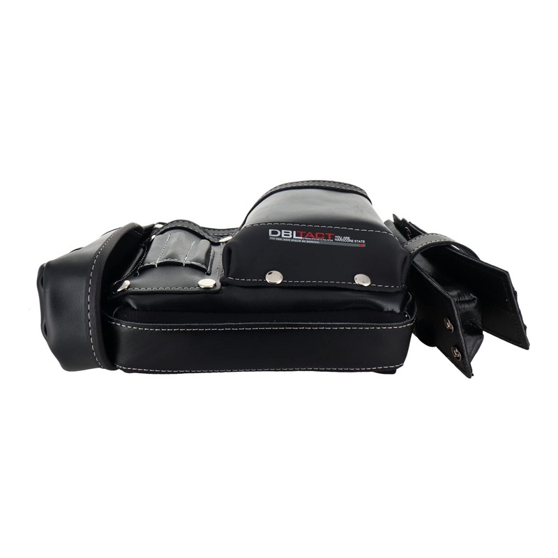 DBLTACT DTL–99–BK 582505 Genuine Leather Waist Bag, Black