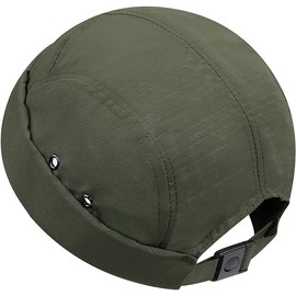 Clakllie Original Docker Hat Headpiece Sailor Cap Cotton Harbour Hat for Men and Women Rolled Cuff Skull Cap Brimless Hat DBH01-Green