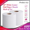 Perfect Stix 10" White Center Pull Paper Towels- Pack of