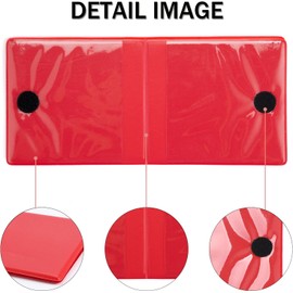 UYYE Auto Car Essential,Car Registration and Insurance Card Documents Holder 2-Pack,Car Interior Accessories for Car,Truck,SUV and Other Vehicle,Case Wallet for Car Documents Organizer(Red)