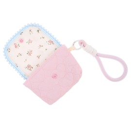 Ipetboom Small Cotton Camera Pouch: Travel Storage Bag Protection Organizer Floral Pattern Camera Protective Case for Backpack Handbag