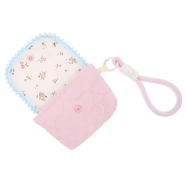 Ipetboom Small Cotton Camera Pouch: Travel Storage Bag Protection Organizer Floral Pattern Camera Protective Case for Backpack Handbag