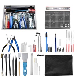 Aopin 1Kit (52Pcs) Pro 3D Print Tools Nozzle and Mechanism Maintenance and Cleaning, Sample Model Modification and Polishing Toolbox