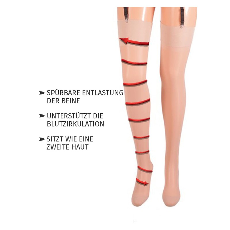 Bahner 70 Denier Firm Support Stockings Make up S