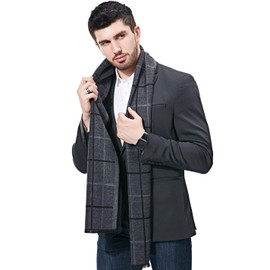 FULLRON Men Winter Scarf Soft Warm Long Cashmere Feel Scarves