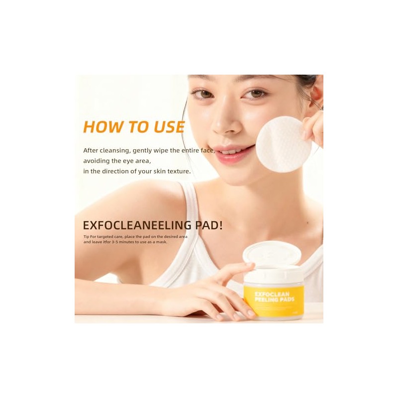 MEDB Exfoliating Pads with AHA & BHA for Radiant Skin