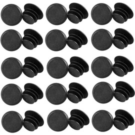 Round Table Chair Legs, Round Tube Caps for Chairs, Furniture Round End Caps, Replacement Chair Legs with 30 Pieces Loopunk