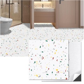 Art3d Peel and Stick Floor Tile, 30-Pack 12 x 12in. Covers 30 Sq.ft, Waterproof Vinyl Flooring Tiles Self Adhesive for Kitchen, Bathroom & Bedroom - Modern Terrazzo