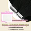 VeSunny Tape on Hair Extensions Black Real Human Hair Tape