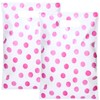 Cholemy 100 Pcs Pink Polka Dot Gift Bags with Handles