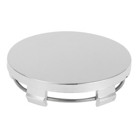 Partuto 1 Pc 60mm 2.36" OD - Universal Car Wheel Hub Center Caps - Car SUV Trucks Auto Hub Covers Automotive Accessories Scratch Resistant Rustproof - Durable Plastic Chrome Silver Tone