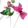 ULTNICE Pack of 10 Butterfly Flower Stakes Garden Decoration