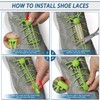 HOMAR No Tie Shoelaces for Adults & Kids Elastic Shoe