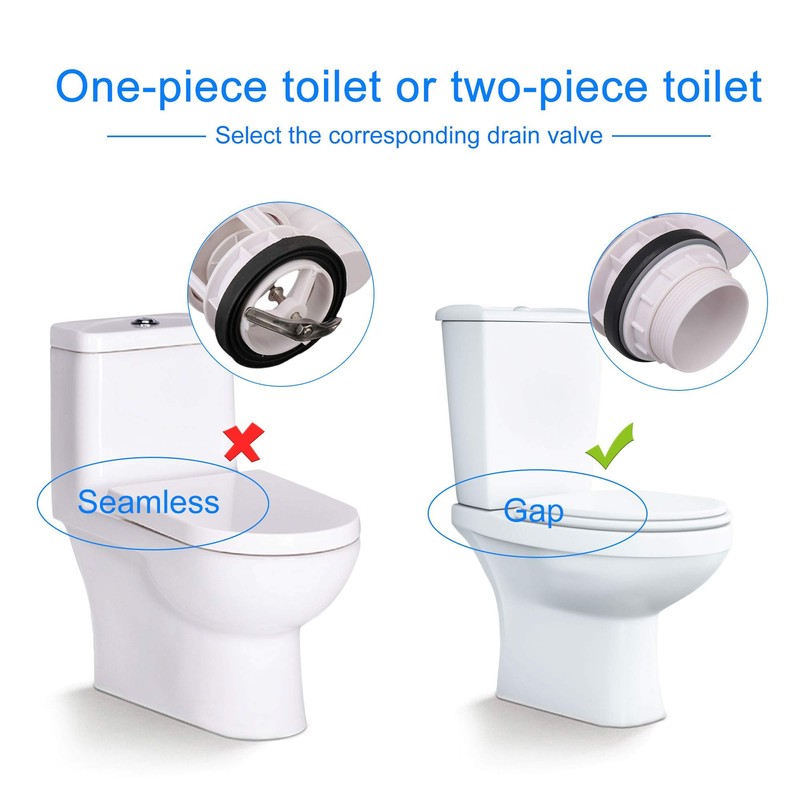 White 18cm Height Water Tank Split Dual Flush Fill Toilet