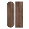Kigai Brown Wood Texture Skateboard Grip Tape Deck Sandpaper for