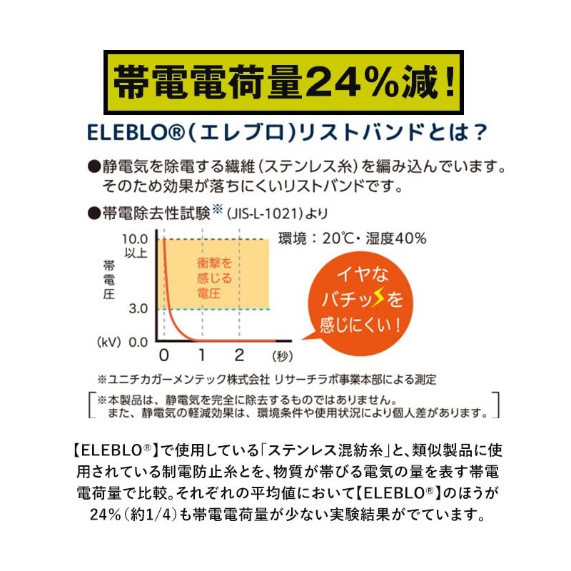 SHF EB-14-6 Anti-Static Wristband White Yellow