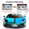 [2 Pack] Luxury Bling License Plate Frames - Hand-Set 1200+