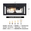 Motion Sensor Outdoor Ceiling Light - Industrial Style, Flush Mount,