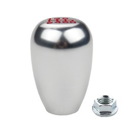 DEWHEL JDM Racing Type R Style 6 Speed 6MT Manual Gear Stick Shift Knob Compatible with Honda Civic Accord S2000 Acura Integra (Silver)