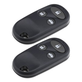 EMSea Pack of 2 Remote Control Housing Replacement Compatible with Honda Civic CRV Accord Jazz etc. 3 Button Remote Key Housing ABS Grey