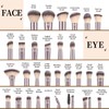 MAANGE Makeup Brushes Set 46 Pcs Makeup Tool Set Premium