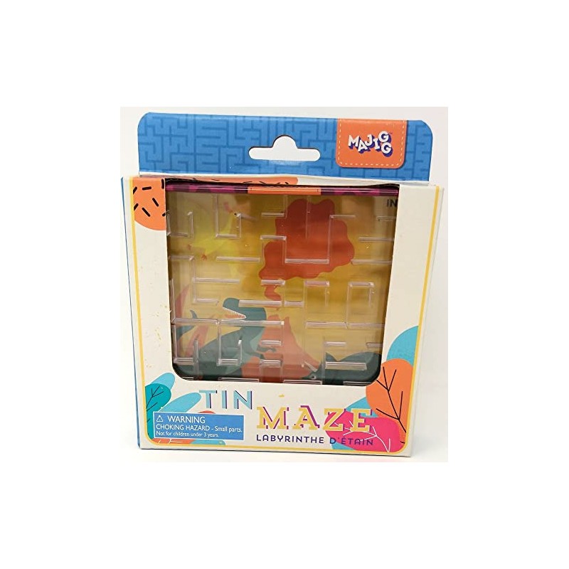 MAJIGG Keycraft Tin Maze Game (3 different designs, 1 will