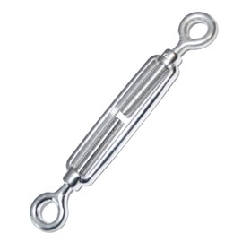Turnbuckle M8 eyelet eyelet 2 pieces form A stainless steel EN 1.4401 tensioning screw A4 NIRO, Nirosta