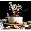 Decoración para tarta con texto en inglés"Boys are Heaven Sent"