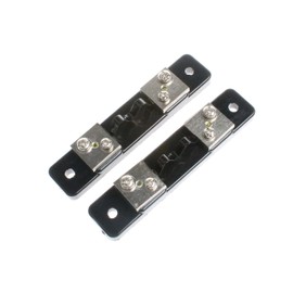 NOYITO 20A 75mV Metal Shunt Resistor External Shunt for Current Ammeter Analog Panel Meter (Pack of 2)