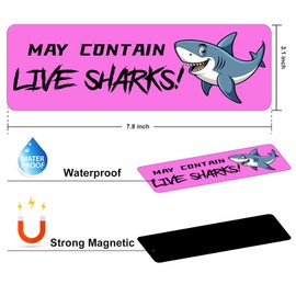 Prejoy 10 PCS Funny Prank Magnet Bumper Sticker, Adults Pranks Magnetic Sign for Vehicle Truck Car Reusable Magnet Sticker for Fridge Hilarious Joke Gift