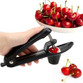 Anicy Cherry Pitter Remover Olive Corer Removal Pit Seeds Gadget Stoner Black