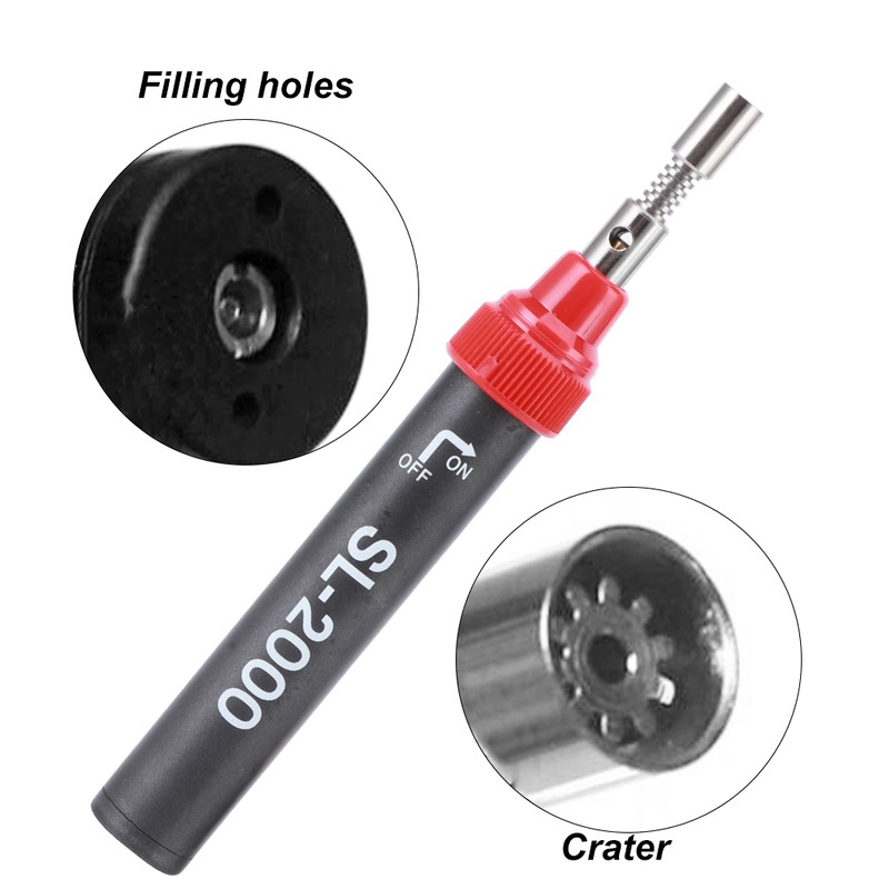 Gas Soldering Kit 5‑in‑1 Pure Butane Soldering Iron Multiple Tips