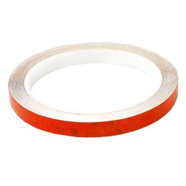 Hexagonal Honeycomb Pattern Reflective Sticker 1cm x 8M Red Red Reflective Frame / 육각 벌집패턴 반사스티커 1cm x 8M 레드 레드반사테