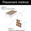 2 Set 15 Slots Flat Countertop Coffee Pod Holder Flat