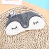 Plush Sleeping Eye Mask, Fluffy Furry Kids Blindfold Cartoon Animal